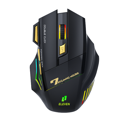 موس گیمینگ بی سیم الون مدل GM7B ELEVEN GM7B Two Modes Wireless Gaming Mouse